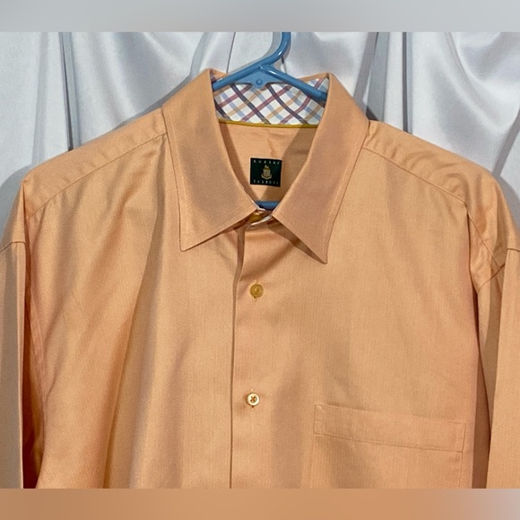Chemise Habillée Robert Talbott Pour Homme – Taille M – Vert Menthe – Col Boutonné – Coton – Occasion Très Bon état